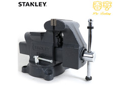 STANLEY/史丹利重型臺(tái)虎鉗鑄鐵桌虎鉗五金夾持工具